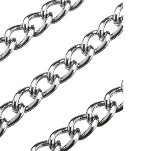 Calidad Premium 304 acero inoxidable 304 venta al por mayor perro enlace plano mascota cuello gargantilla cadena Collar para entrenamiento o caminar - Product Image 3