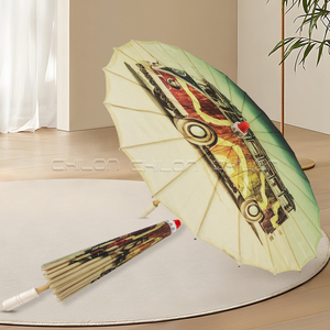Vente en gros Parasols en papier polyvalents Parasols en papier blanc Parasols en papier japonais pour bricolage Artisanat Décoration de mariage - Product Image 1