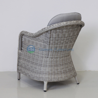 Chaises de salle à manger de restaurant d'extérieur modernes en rotin PE imperméable et durable, chaise d'extérieur, prix de gros, chaises de jardin