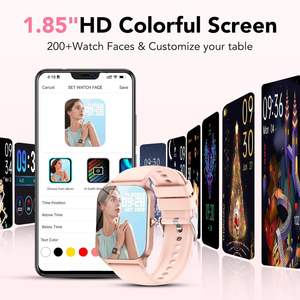 Reloj Inteligente para <span class=keywords><strong>Mujer</strong></span> de 1.85'' con Llamadas, Asistente de Voz con IA, 115 Modos Deportivos, Podómetro, Monitor de Sueño y Frecuencia Cardíaca, Rastreador de Actividad Física, Cuadrado - Product Image 4