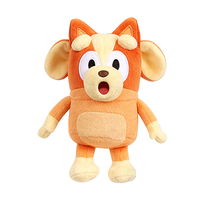 Mini peluche mignonne en forme de chiot jaune, porte-clés en peluche personnalisé, jouet en peluche doux rembourré à l'aiguille pour enfants
