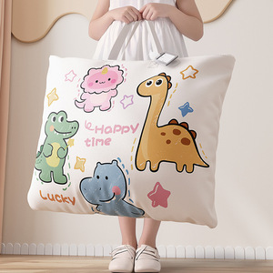 Oxford Cloth Large Capacity Quilt Storage Bag Rectangle Cartoon Animal Design For Home Bedroom Kids Use - Product Image 4