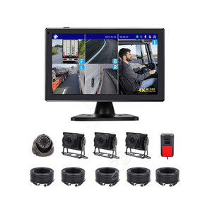 10.1 inch màn hình cảm ứng xe Màn hình 5ch mdvr máy ảnh AHD 720P màu đêm xe cam hệ thống bãi đậu xe Video Recorder - Product Image 6