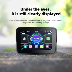 <span class=keywords><strong>GPS</strong></span> portable 5 pouces étanche avec écran tactile sans fil pour <span class=keywords><strong>moto</strong></span>, installation facile, Android Auto Carplay, navigation <span class=keywords><strong>GPS</strong></span> - Product Image 3