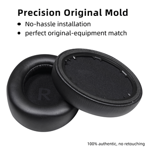 Almohadillas de Repuesto Profesionales para Auriculares <span class=keywords><strong>EarFun</strong></span> Wave Pro ANC, Cojines Transpirables de PU, Aislamiento de Ruido Suave - Product Image 3