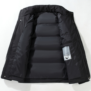 Winter new collar <b>down</b> <b>jacket</b> for men and women with the same couple tooling wind thickened warm white <b>duck</b> <b>down</b> <b>jacket</b> fashion - Product Image 3