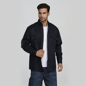 Chemise <span class=keywords><strong>de</strong></span> <span class=keywords><strong>travail</strong></span> ignifuge pour homme sur mesure, vêtements <span class=keywords><strong>de</strong></span> <span class=keywords><strong>travail</strong></span> FRC, vêtements <span class=keywords><strong>de</strong></span> soudage, vêtements <span class=keywords><strong>de</strong></span> sécurité ignifuges, 100% coton - Product Image 3