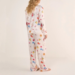 <span class=keywords><strong>Pantalon</strong></span> long pour <span class=keywords><strong>femme</strong></span> Beefey Sweet Style, de haute qualité, classique, respirant, col en V, taille élastique, doux et lisse, pour l'hiver et l'été - Product Image 2