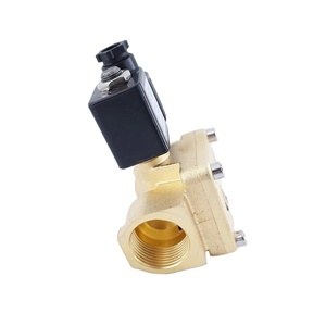 Alta calidad 0927700 1.6Mpa cierre Normal 2 vías piloto diafragma latón eléctrico 2 pulgadas DN50 pulgadas válvula solenoide de agua NBR FKM - Product Image 1