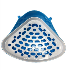 Bac à litière intelligent pour cochons d'Inde, hamsters, furets, lapins et petits animaux – Toilettes d'angle - Product Image 1