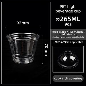 Eco Disposable Glass Ice Blend <b>Cups</b> Plastic Custom Printing 7 8 9 10 12 14 16 18 20 22 24 32oz PET <b>Cold</b> Clear Plastic Coffe <b>Cup</b> - Product Image 1