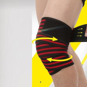 Bandes de soutien pour les genoux personnalisées avec logo, pour la musculation, les squats, soutien robuste pour la musculation - Product Image 5