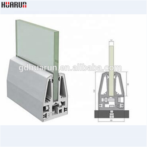 알루미늄 U 채널 발코니 난간 유리 디자인 적층 유리 - Product Image 3