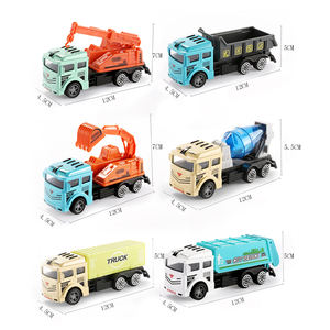 Juego <span class=keywords><strong>de</strong></span> construcción <span class=keywords><strong>de</strong></span> coches <span class=keywords><strong>de</strong></span> aleación, camión <span class=keywords><strong>de</strong></span> ingeniería <span class=keywords><strong>de</strong></span> metal, modelo fundido a presión, 6 uds. - Product Image 6