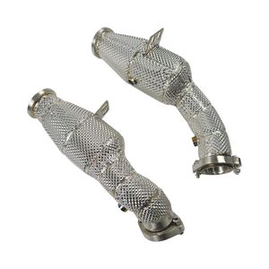 ท่อไอเสียสแตนเลสสมรรถนะสูง สำหรับ Mercedes-Benz <span class=keywords><strong>C43</strong></span> AMG E43 E400 3.0T M276 ปี 2016+ พร้อมฉนวนกันความร้อน - มีสินค้าในสต็อก - Product Image 3