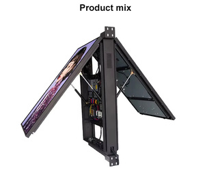 Đầy đủ màu sắc ngoài trời LED biển quảng cáo Bảng điều chỉnh thông minh cực ánh sáng Chức năng video IP66 quảng cáo không thấm nước màn hình giao thông cho giáo dục - Product Image 2