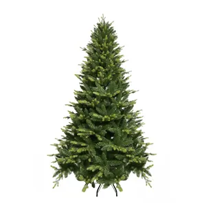 Kustom kualitas tinggi mewah dekorasi Natal pohon 4ft-10ft Pe Pvc buatan pohon Natal