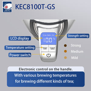 Bollitore elettrico professionale in vetro <span class=keywords><strong>con</strong></span> riscaldamento preciso <span class=keywords><strong>teiera</strong></span> ad alte prestazioni per gli appassionati di tè - Product Image 2