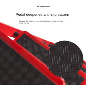 Fabriek Groothandel Huishoudelijke Telescopische Ladders Verdikte Vouwstap Drie Vier Vijf Zes Stappen Ijzeren Ladder - Product Image 6