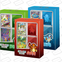 Boîte de collection de cartes de luxe à triple thème, motifs variés, ensemble d'accessoires pour cartes à collectionner, en stock – Vente flash