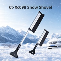 Grattoir à glace télescopique rétractable Astree pour l'extérieur, pour camion, pare-brise, nettoyage de la glace, accessoires