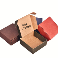Gerecycled Custom Vouwen Papier Zeep Top Tuck Kleine Verpakking