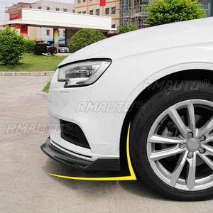 ลิ้นกันชนหน้ารถยนต์ สปอยเลอร์ดิฟฟิวเซอร์ ชุดแต่งกันชนรุ่นปกติ สำหรับ Audi A3 2017-2020 อุปกรณ์ตกแต่งรถยนต์ - Product Image 5