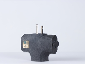 Adattatore Multipresa a 3 Vie 125V 15A, Sdoppiatore a 3 Poli a T per Prese a Muro, Estensore di <span class=keywords><strong>Presa</strong></span> a 3 Poli <span class=keywords><strong>con</strong></span> Messa a Terra - Product Image 2