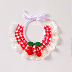 Guazhou pastorale piccola bavaglino in pizzo fresco eco-friendly con motivo a quadri stile moda per tutte le stagioni - Product Image 6