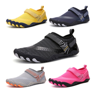 <span class=keywords><strong>Chaussures</strong></span> d'eau minimalistes pour hommes, à bout large, respirantes, pour la marche sur sentier, en caoutchouc et maille, confortables pour la plage - Product Image 6