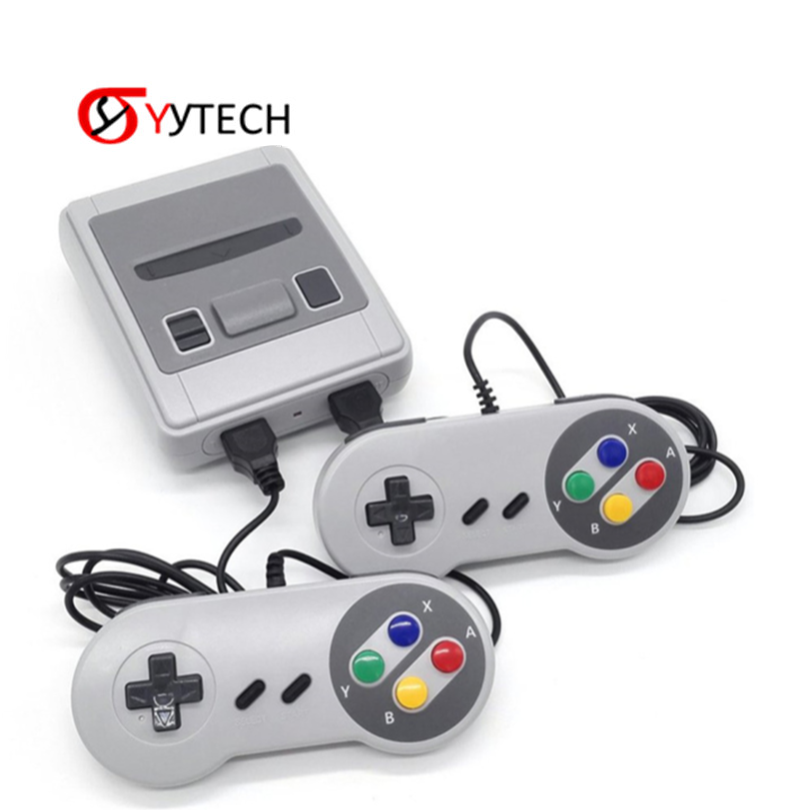 SYYTECH, новинка 2022 года, Классическая игра в ретро стиле, мини-ТВ, 620 встроенных игр для SFC 620, игровая видеоконсоль