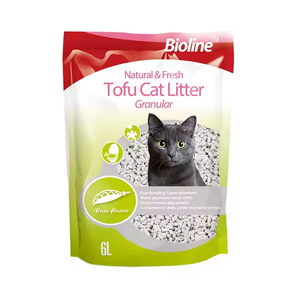 Odm Fabriek Eco-Vriendelijke Geurbestrijding Tofu Kattenbakzand Originele Tofu Kattenbakvulling Natuurlijke Ingrediënten Maïsbakvulling Kat - Product Image 1