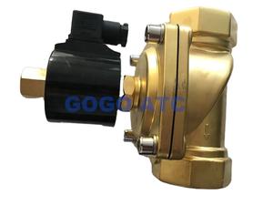 Vanne solénoïde à eau GOGO à 2 voies en laiton normalement ouverte, grande taille 2 pouces, pour l'irrigation, prix bas, 220v AC, 50mm, démarrage à pression nulle, haute qualité - Product Image 5