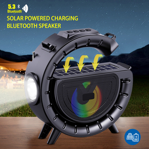 Hot Bán Lớn G Bluetooth Loa Với Đèn Pin Năng Lượng Mặt Trời Sạc Ngoài Trời Thuận Tiện Thẻ Không Dây Chèn Hệ Thống Âm Thanh - Product Image 5