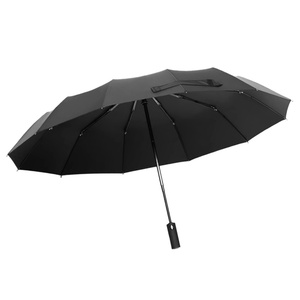 Durable Premium Grip <b>Automatic</b> 27 Inch Golf Folding <b>Umbrella</b> Strongest Windproof Travel <b>Umbrella</b> - Product Image 5