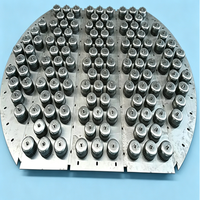 Plateaux de colonne de distillation Pingxiang Dai-Er SS304, capuchons à bulles, tamis et vannes pour systèmes chimiques