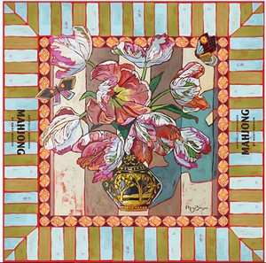 Tapete y Mantel Silencioso de Tierra de Diatomeas para Mahjong, Cuadrado, Resistente al Desgaste, de Poliéster, Estilo Americano, 800x800 - Product Image 2