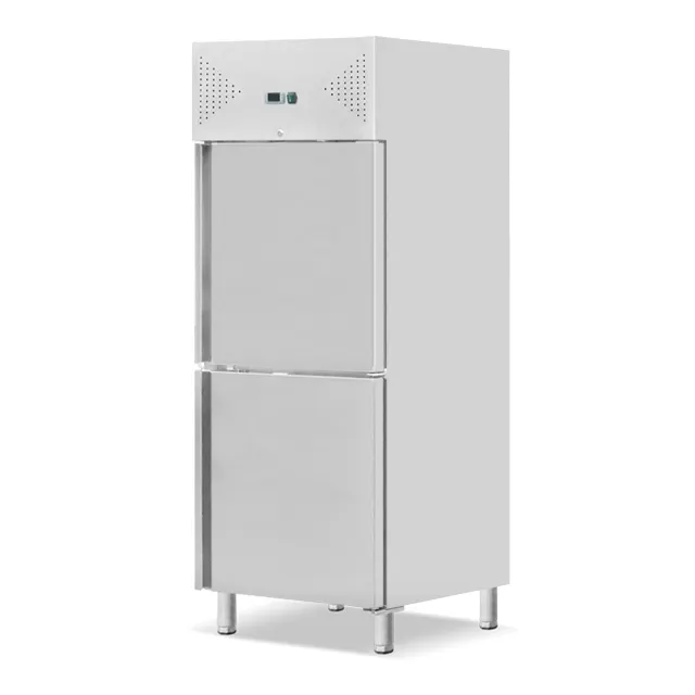 Otomatik Rebound 2 katı kapı düşük sıcaklık buzdolabı dik soğutucu ticari ekran dondurucu