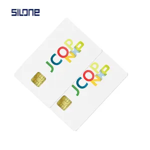 بطاقة فارغة من البلاستيك والبلاستيك ذات اتصال قريب المدى ووحدة معالجة مركزية جافا عالية الأمان بطاقة JCOP 2.4.1 J2A040 J3R180 40K بشريحة rfid emv قابلة للتوصيل أو بدون اتصال