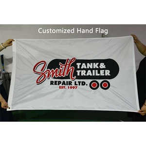 Drapeau américain en coton pour l'extérieur, drapeaux américains avec étoiles brodées, rayures cousues et œillets en laiton - Product Image 2