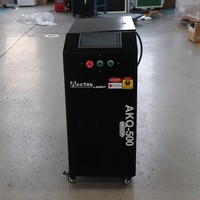 Machine de nettoyage laser portable à vendre AKQ-500, type refroidi par air, 500W, pour le nettoyage de la rouille et de la peinture