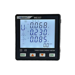 Medidor de potencia digital inteligente ME337, Chip superior, función estable, montado en panel, medidor <span class=keywords><strong>visual</strong></span>, voltaje de corriente, comunicación trifásica RS485 - Product Image 5