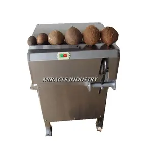 Preço de fábrica Equipamento de remoção de casca de coco Descascador de casca dura Máquina de descascar para venda