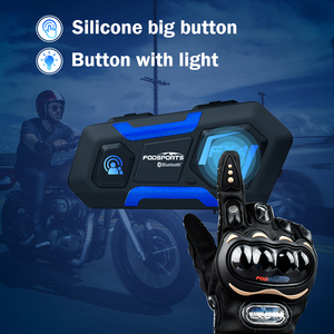 Auriculares <span class=keywords><strong>Bluetooth</strong></span> para Casco de Motocicleta Fodsports FX4 PRO 1KM para 4 Personas, Intercomunicador, Auriculares Inalámbricos Impermeables - Product Image 5