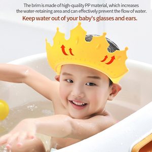 Gorro <span class=keywords><strong>de</strong></span> <span class=keywords><strong>baño</strong></span> ecológico ajustable para bebé, gorro <span class=keywords><strong>de</strong></span> protección para el lavado del cabello para niños, gorro <span class=keywords><strong>de</strong></span> <span class=keywords><strong>baño</strong></span> infantil ajustable impermeable - Product Image 5