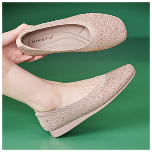 Mocassins plats pour femmes, mode automne, chaussures à enfiler souples, respirantes, antidérapantes, à bout fermé, pour le bureau, décontractées, pour la marche, à plateforme - Product Image 2