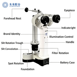 Equipo Oftálmico Veterinario de Precio Económico Oftalmoscopio Portátil y Lámpara de Hendidura Manual para Examen Ocular - Product Image 3