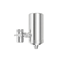 Filtro de Grifo de Cocina de Acero Inoxidable, Marca OEM, Uso Doméstico, Elimina Cloro, Plomo, Sedimentos y Mal Sabor, Caudal de 2.2 GPM