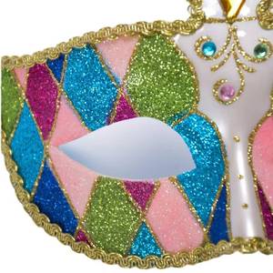 Nouvelle mise à jour : Masque de carnaval vénitien de qualité supérieure pour femme, idéal pour les fêtes, festivals et Halloween - Product Image 6