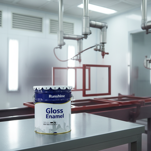 Peinture émail acrylique à base d'huile, revêtement liquide à faible teneur en COV, séchage rapide, 65-70% de solides, utilisation intérieure et extérieure pour les garnitures en bois, les portes - Product Image 3